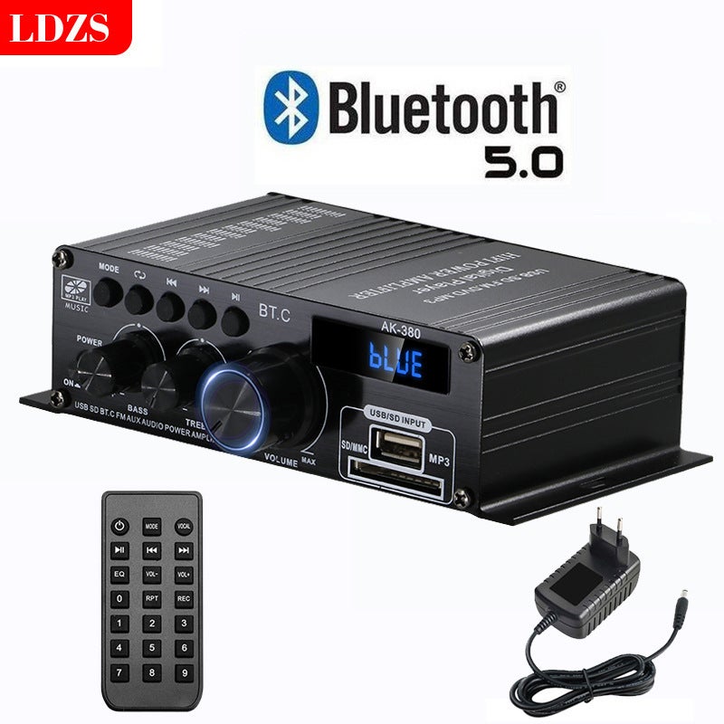 Ak380 Power Amplifier Bluetooth Car Home 12V Power Amplifier E-Commerce Products - Image 2